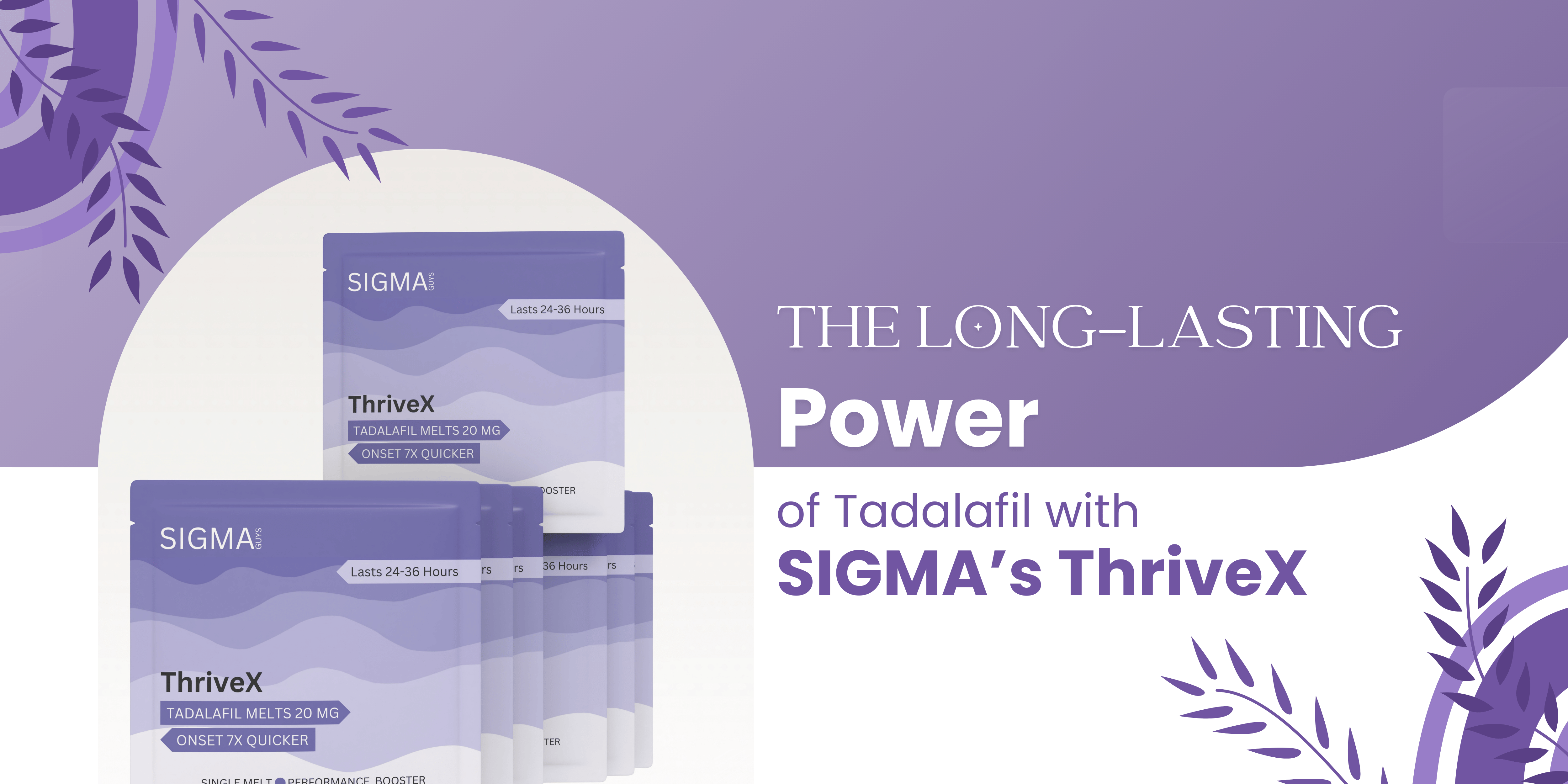 The Long-Lasting Power of Tadalafil with SIGMA’s ThriveX